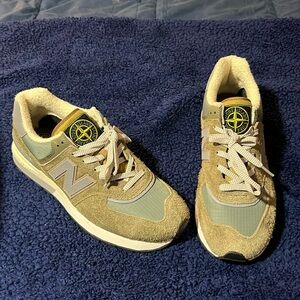 New Balance Stone Island 574 legacy steel blue size 11.5 shoes